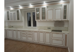 Кухня массив Бьянко 2