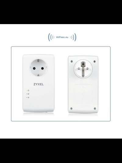 ZYXEL PLA5456-EU0201F. Гигабитный адаптер Powerline для построения быстрой и стабильно работающей домашней сети с 2 портами LAN (комплект 2 шт.)