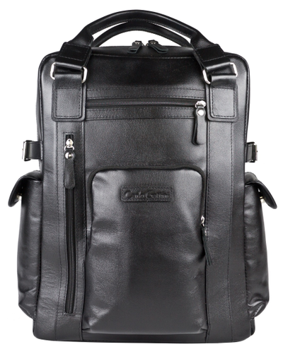 Кожаный рюкзак Corruda black (арт. 3092-01)