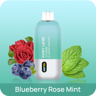 Испаритель Funky Lands Blueberry Rose Mint Черника Роза Мята Затяжек 10000