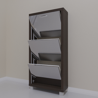 Обувница Айрон-3 (фасад Зеркало)