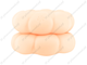Мастурбатор-стоппер Homme Royal Henchman персиковый вывернутый вид сбоку