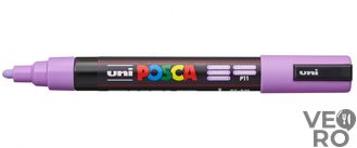 Акриловый Маркер Uni POSCA PC-5M 1,8-2,5мм, овальный наконечник, лавандовый