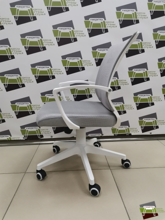 Кресло M-800 Энжел/Angel white pl E71 (серебристый) UTFC