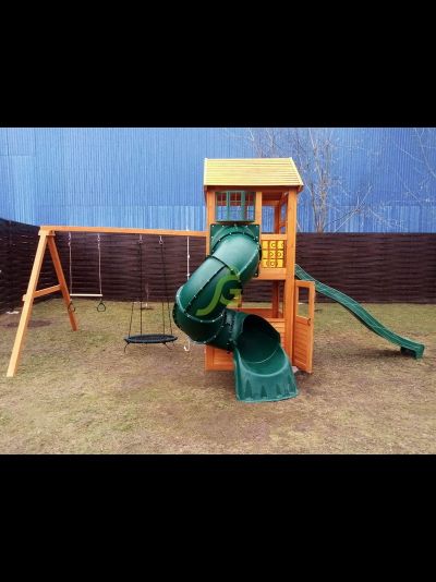 Детская площадка IgraGrad Клубный домик с трубой