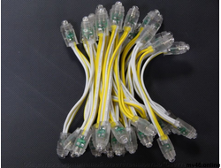 Светодиодные пиксели желтые 9мм