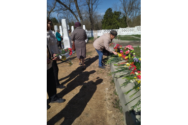 Воинское кладбище 11.04.2022 г. 