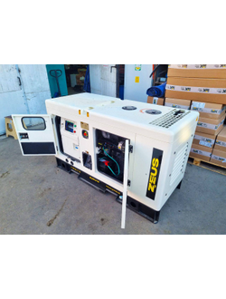 Дизельный генератор ZEUS AD200-T400R в шумозащитном кожухе