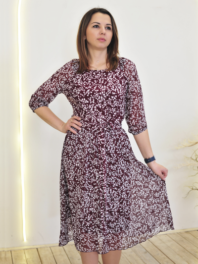 Платье: 548-0225 бордо