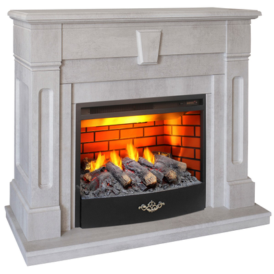 Электрический камин Kellie WT с очагом 3D FireStar 25.5