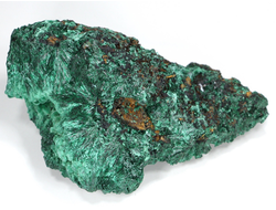 Малахит плисовый, кристаллический, Конго (125*76*63 мм, 569 г) №28743