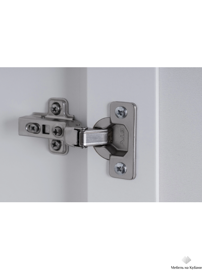 2.08.01.040.14 САГА шкаф 3 двери с зеркалом белый/ясень