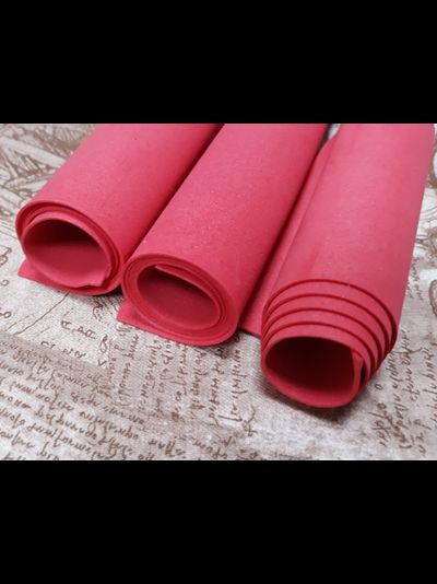 Фоамиран  50х50см 1мм цвет № 025 красный