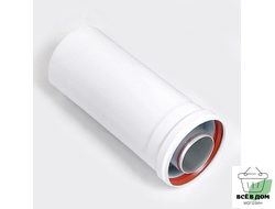 Труба коаксиальная 60/100 0.25 м (Удлинитель на трубу)