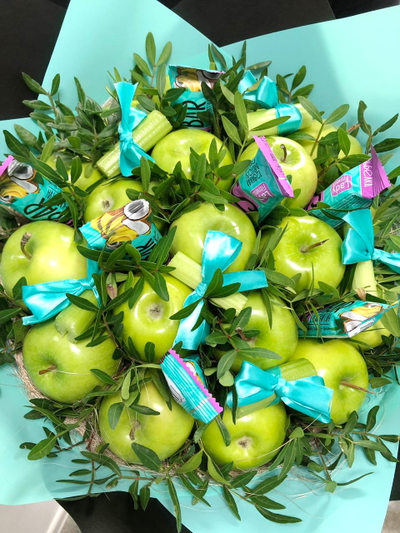 Фитнес-букет "Зеленое яблоко"