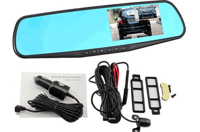 ЗЕРКАЛО ЗАДНЕГО ВИДА СО ВСТРОЕННЫМ ВИДЕОРЕГИСТРАТОРОМ VEHICLE BLACKBOX DVR ОПТОМ