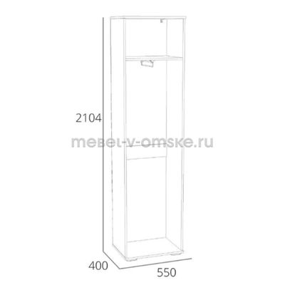 Шкаф для одежды Санти - 013.40