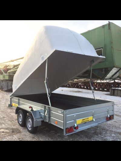 Прицеп ЛАВ-81013A с пластиковой крышкой