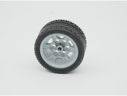 Tires and Hubs/ AN Cada56Ax4 КОМПЛЕКТ 4 шт покрышки CaDa Wheel 56 x 28 ZR Street с диском 43х26 мм в сборе  (АНАЛОГ) Light Bluish Gray  / AN SET, n/a (9969-1) / 8 шт.