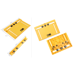 Кондуктор для засверловки отверстий для ручек и полкодержателей