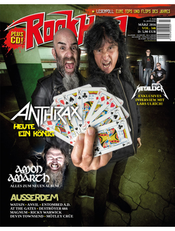 ROCK HARD Magazine March 2016 Anthrax Cover ИНОСТРАННЫЕ МУЗЫКАЛЬНЫЕ ЖУРНАЛЫ