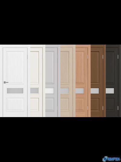 Межкомнатная царговая дверь экошпон Оптима Порте Тоскана 631.121 Багет купить в Челябинске | КВИРТЕК