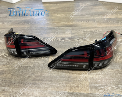 Стопы Lexus RX 2009-2015 красные с анимацией