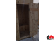 Туалет «Соловей-Разбойник» (из доски, квадратный, с сидением, кровля С10 Шоколад)