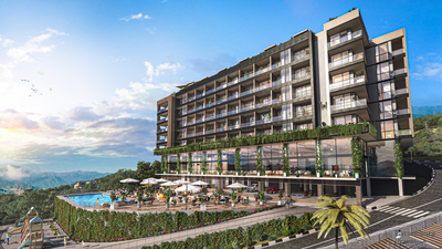 Малоэтажный жилой комплекс премиум-класса на красивом склоне "Зеленого Мыса". Пригород Батуми. ф1