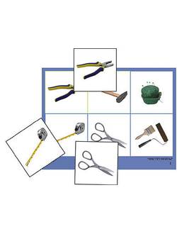 Лото "Инструменты" (4 планшета, 24 карт., цвет., ламинир.)