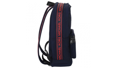 Michael Kors рюкзак мужской с красным логотипом синий