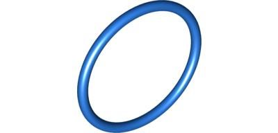 Rubber Belt Extra Extra Large Round Cross Section - Approx. 7 x 7, Blue (x1106 / 71059)