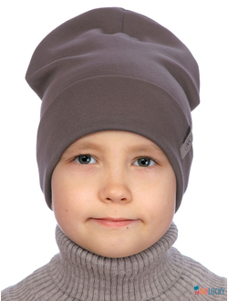 Шапка  21203-01, цвет темно-серый р. 46-48