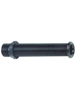 Сливная трубка Ø22,7x150мм из чёрного полиамида, Osculati 18.736.01