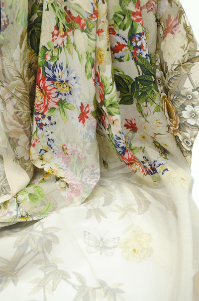 Павловопосадский платок Винтаж 10092-2