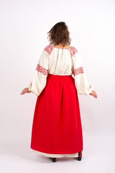 Юбка-понёва с запахом "Рябина"