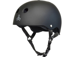 Купить защитный шлем Triple Eight SWEATSAVER (All Black Rubber) в Иркутске