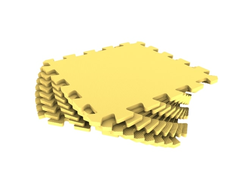 Мягкий пол Желтый 9 плит 33х33х0,9 см  в Воронеже.