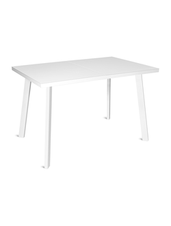 JAY белый металл/ экстрабелое стекло 120(+40)x80