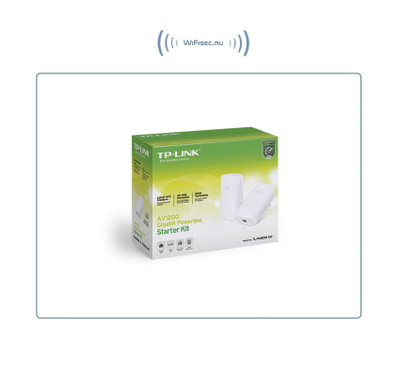 TP-LINK, HomePlug AV2 Сетевой адаптер PowerLine 1200 Мбит/с Ethernet (комплект 2 шт.)