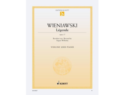 Wieniawski Legende op.17 for Violin and Piano