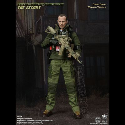 ПОВРЕЖДЕНА КОРОБКА - Русский наемник - Коллекционная ФИГУРКА 1/6 scale Private Military Contractor The Escort (26034) - Easy&amp;Simple
