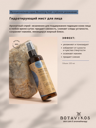 Botavikos Гидратирующий мист BLOOMING FRESH, 100мл