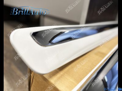 Молдинги Lexus LX 570 белые с хромом 2007-2015