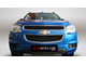 Premium защита радиатора для Chevrolet TRAILBLAZER (2013-2016) из 2-х частей