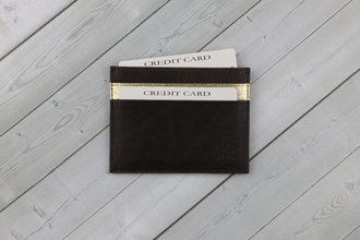 Кардхолдер QOPER Credit card holder brown