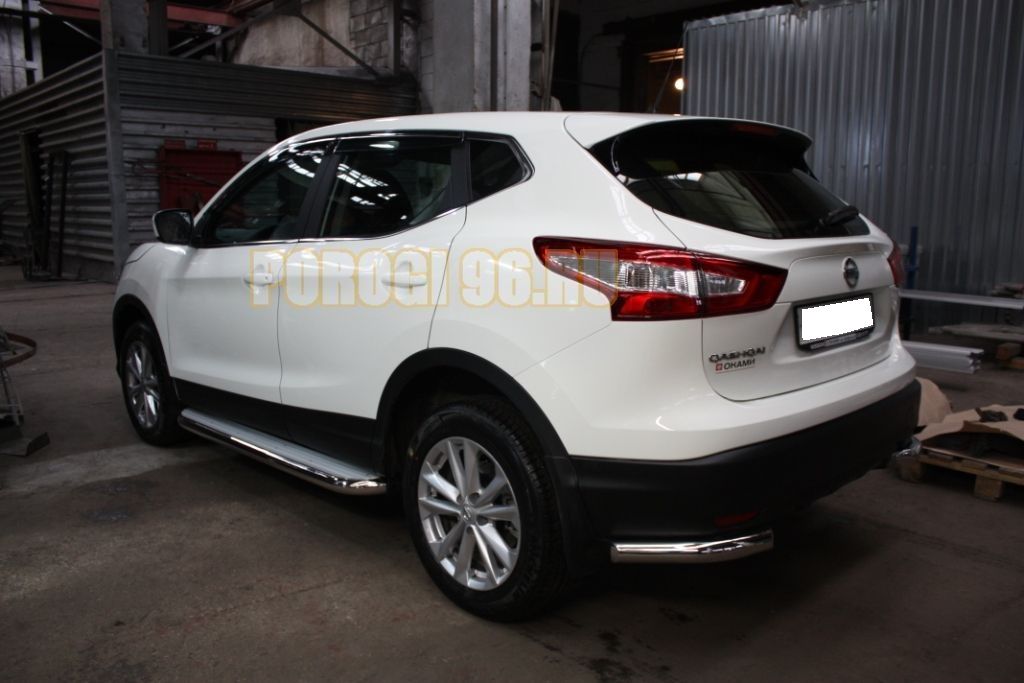 пороги на nissan qashqai 2014