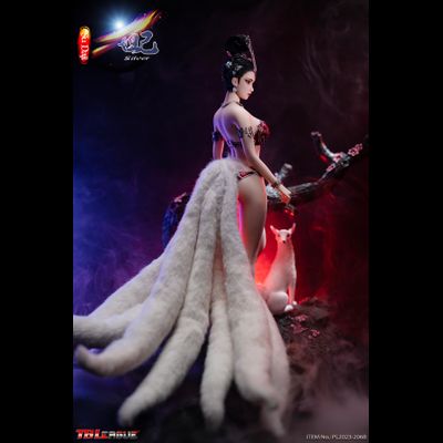 Лиса-оборотень Да Цзи (серебряная версия) - КОЛЛЕКЦИОННАЯ ФИГУРКА 1/6 Su Daji Silver (PL2023-206B) - TBLeague