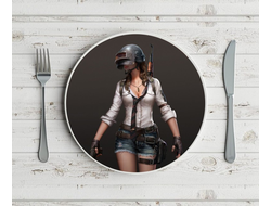 Тарелка PlayerUnknown’s Battlegrounds, PUBG, ПУБГ №3