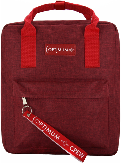 Рюкзак Сумка Чемодан ручная кладь 36x30x27 Optimum Pobeda RL, красный